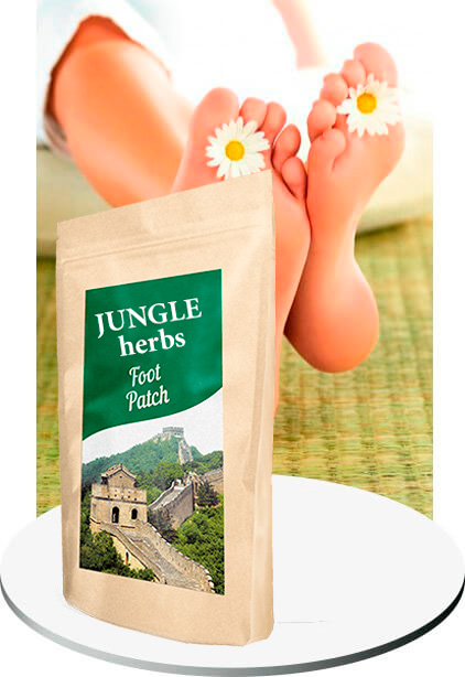 Пластыри Jungle Herbs (Джангл Хербс) от грибка стопы и ногтей