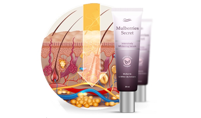 Mulberries Secret отбеливающая сыворотка для лица: осветлит кожу без химических пилингов!