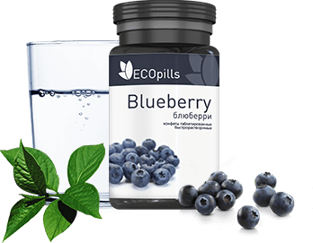 Ecopills Blueberry (Экопиллс Блюберри) препарат для зрения